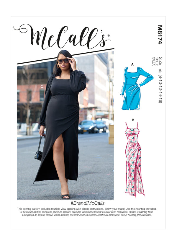 McCall’s Misses & Women's Dress Sewing Pattern M8174