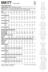 McCall’s Misses Dresses & Belt Sewing Pattern M8177