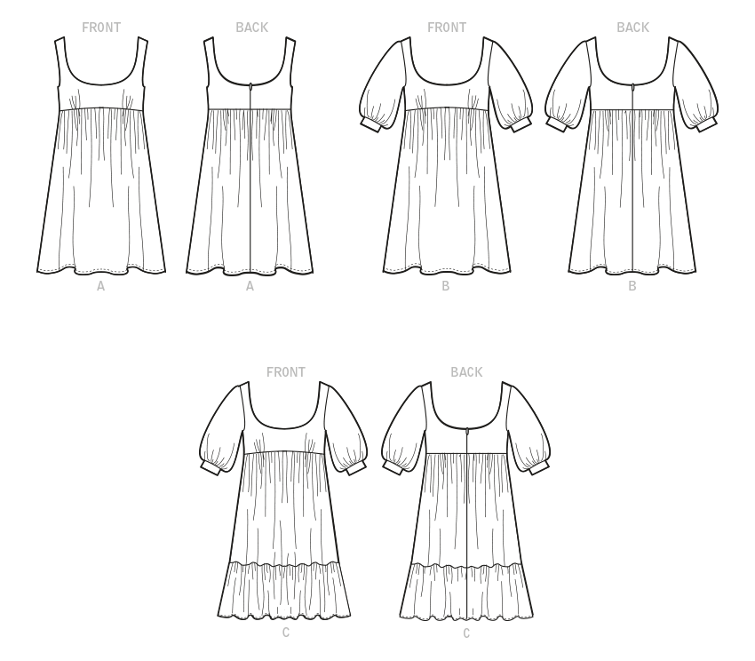 McCall’s Misses Dresses Sewing Pattern M8197