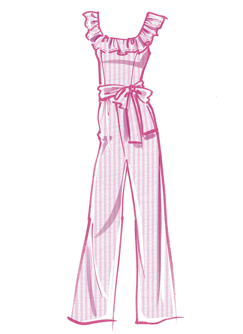 McCall’s Misses Jumpsuits & Sash Sewing Pattern M8203