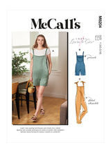 McCall’s Misses Overalls Sewing Pattern M8204