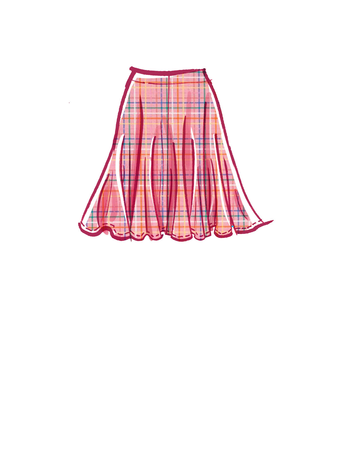 McCall’s Misses Skirts Sewing Pattern M8205