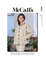 McCall’s Misses Jacket Sewing Pattern M8210