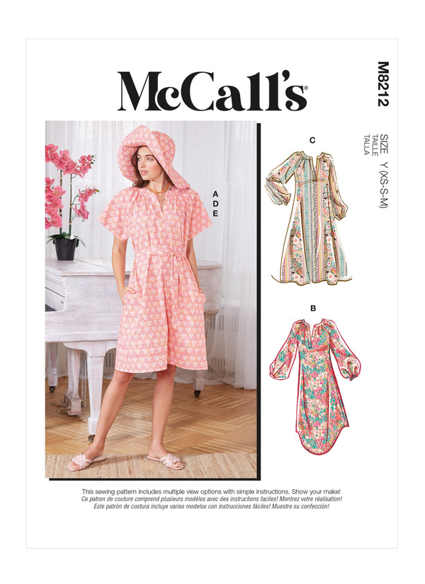 McCall’s Misses Dresses Sewing Pattern M8212