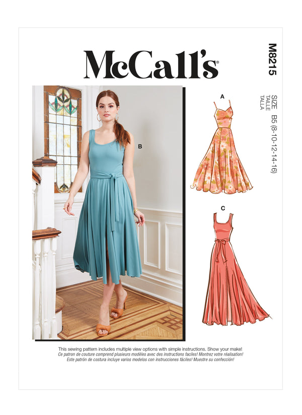 McCall’s Misses & Women's Dresses Sewing Pattern M8215