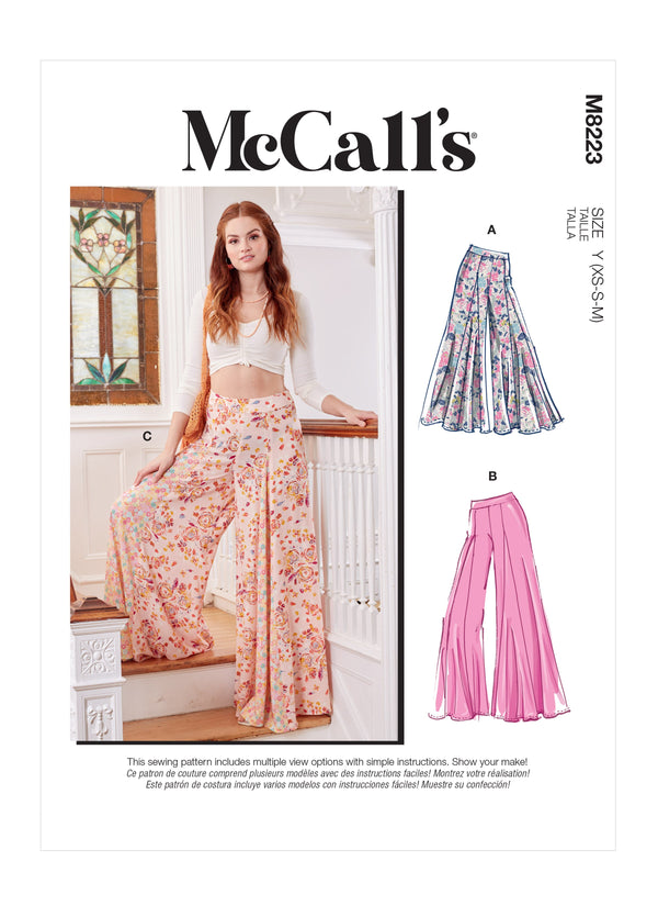 McCall’s Misses Pants Sewing Pattern M8223