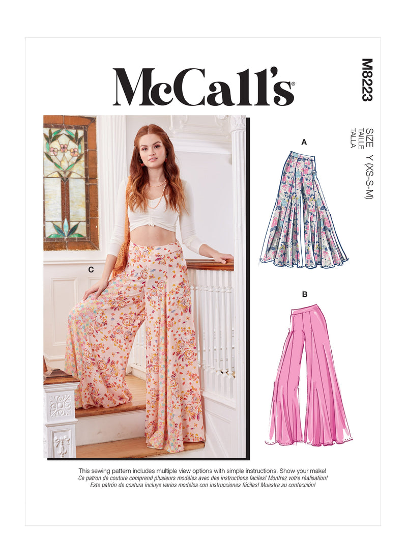 McCall’s Misses Pants Sewing Pattern M8223