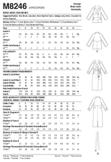 McCall’s Misses Jacket, Coat And Belt Sewing Pattern M8246