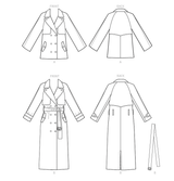 McCall’s Misses Jacket, Coat And Belt Sewing Pattern M8246