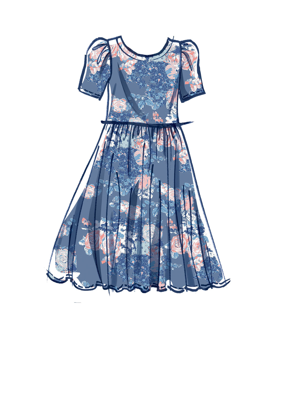 McCall’s Children's And Girls Dresses Sewing Pattern M8251