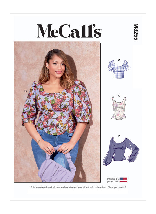 McCall’s Misses & Women's Tops Sewing Pattern M8255