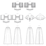 McCall’s Misses Top, Skirt, Pants Sewing Pattern M8257