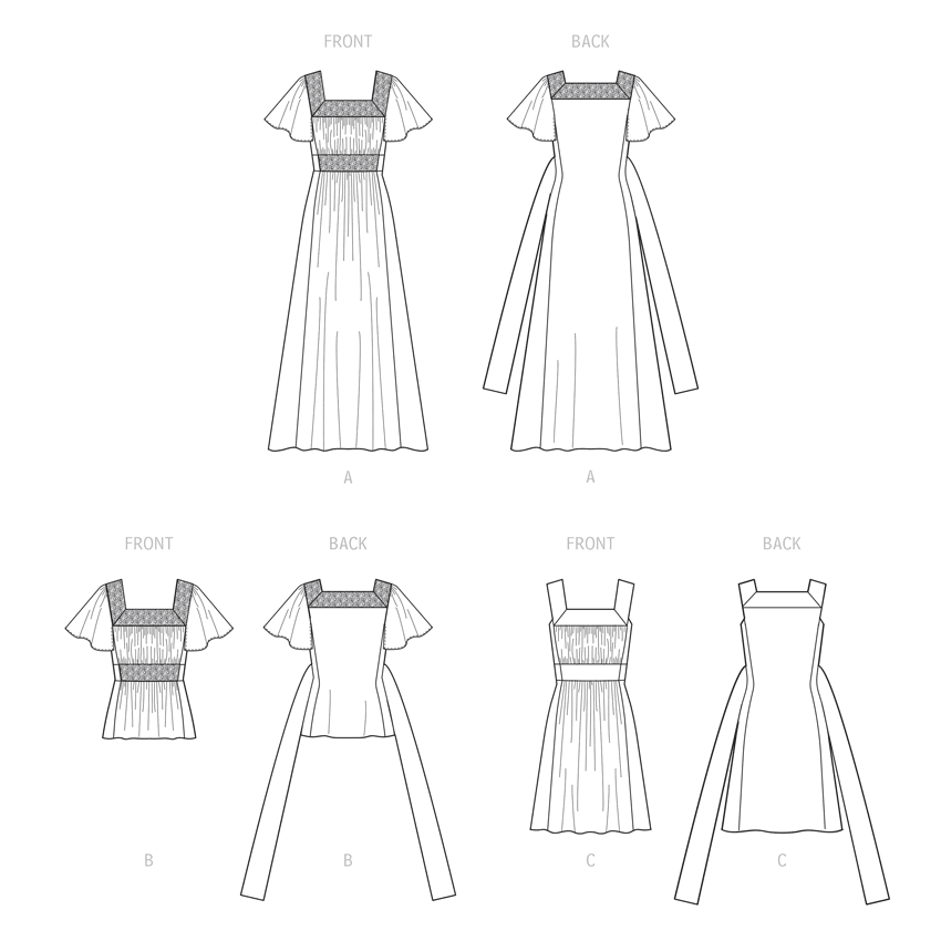 McCall’s Misses Dresses & Top Sewing Pattern M8258