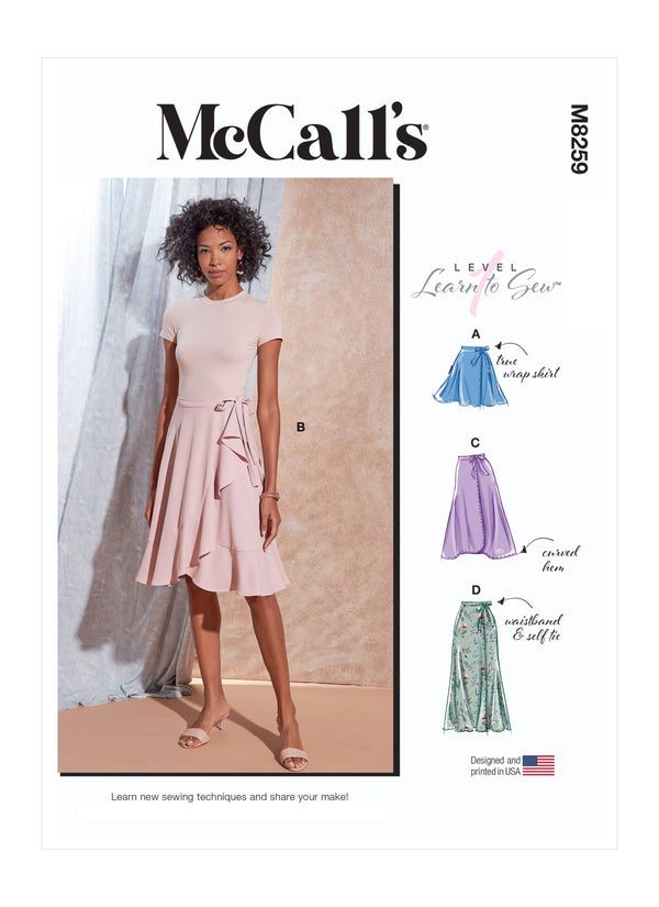 McCall’s Misses Skirts Sewing Pattern M8259