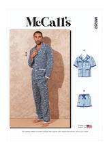 McCall’s Men's Pajamas Sewing Pattern M8262