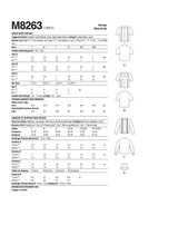 McCall’s Unisex Shirts & Hat Sewing Pattern M8263