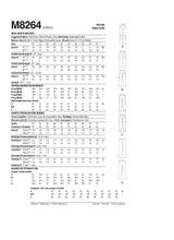 McCall’s Men's Shorts & Pants Sewing Pattern M8264