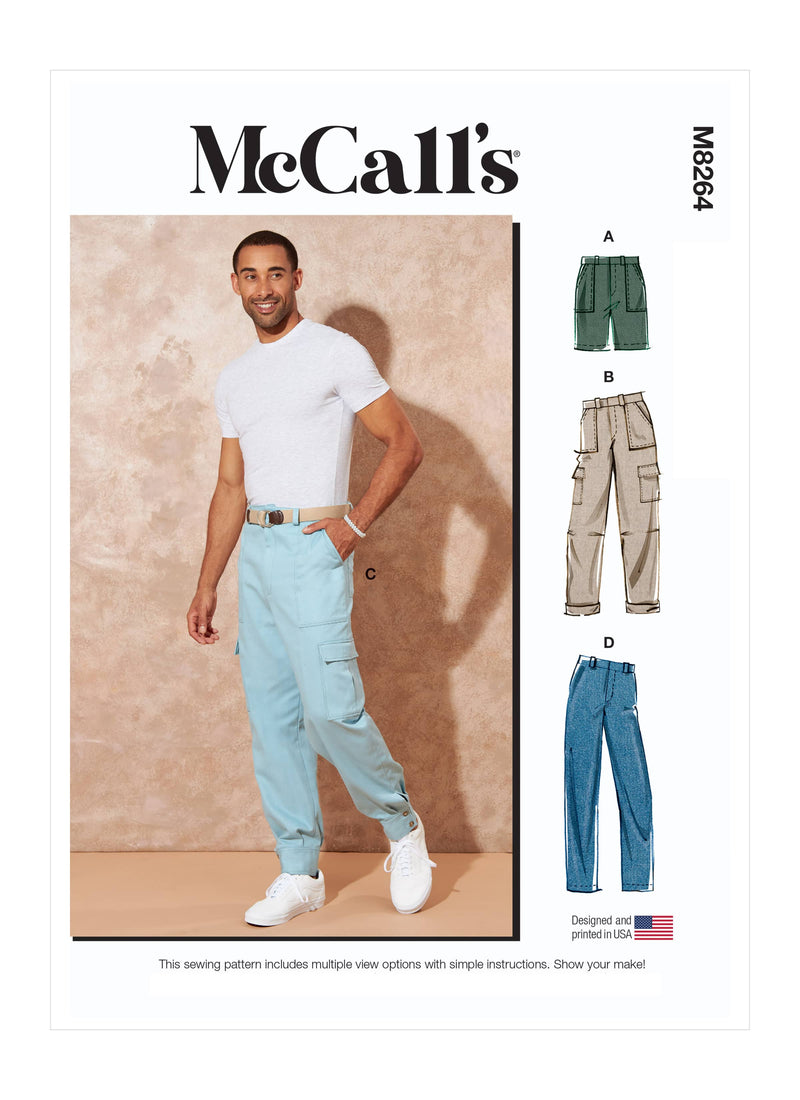 McCall’s Men's Shorts & Pants Sewing Pattern M8264