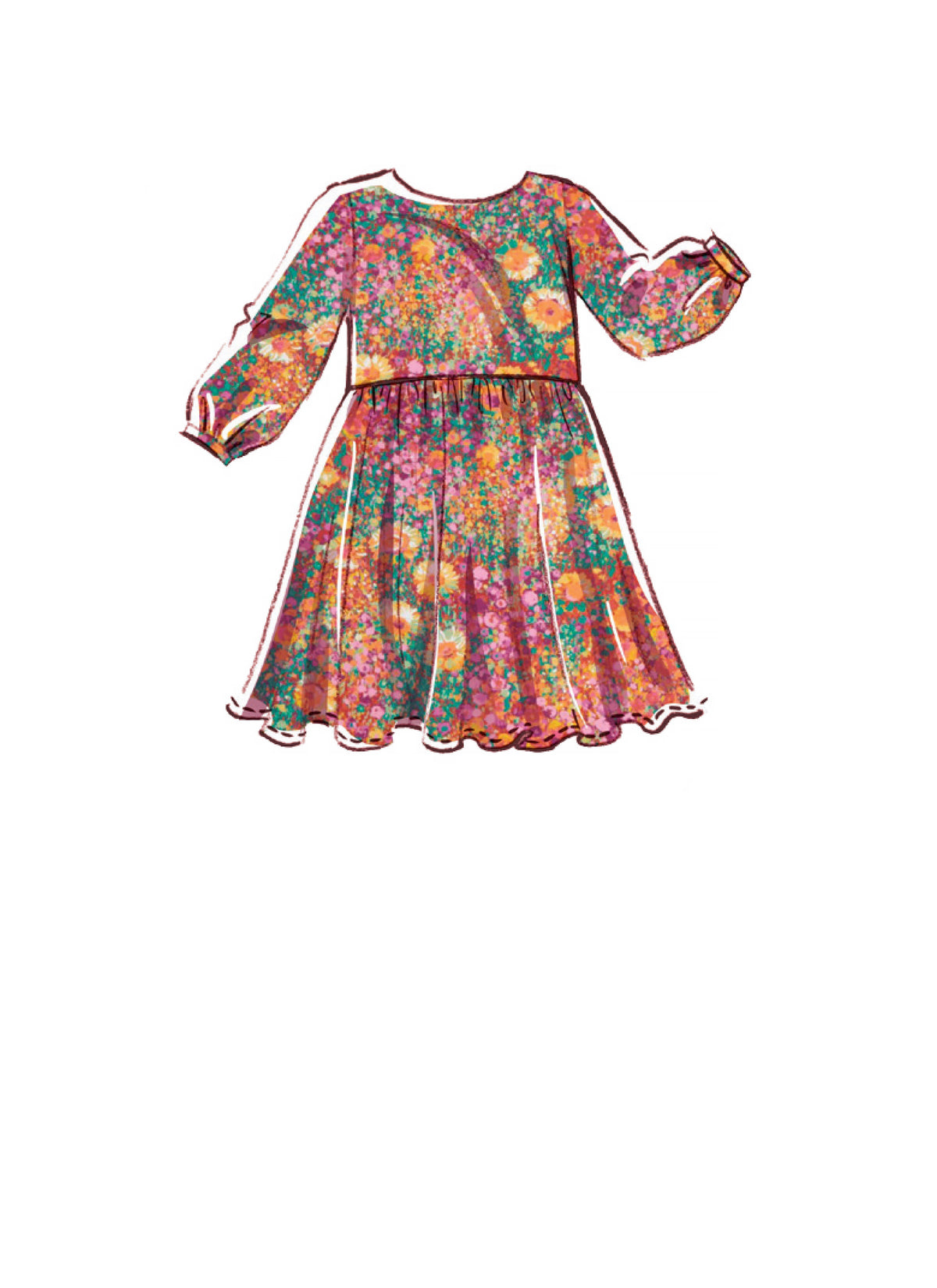 McCall’s Toddlers Dresses Sewing Pattern M8266
