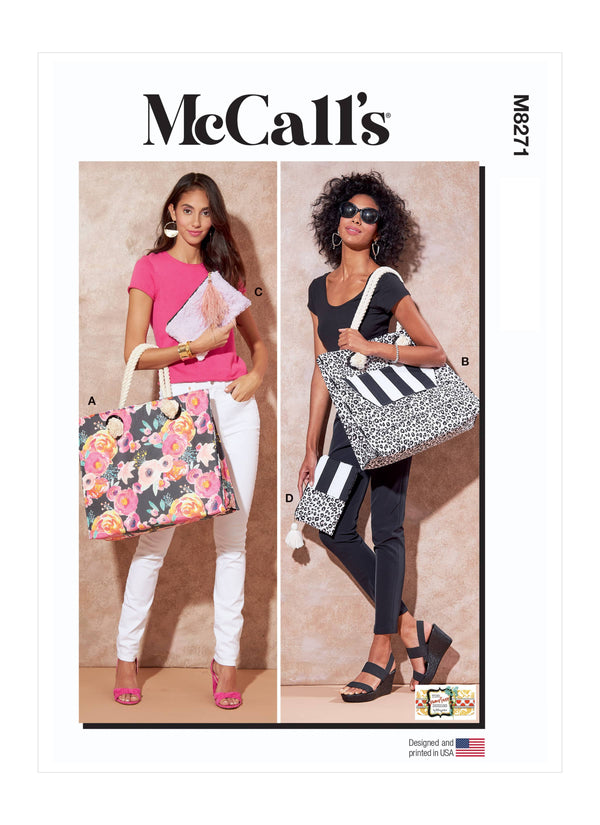 McCall’s Totes & Pouches Sewing Pattern M8271