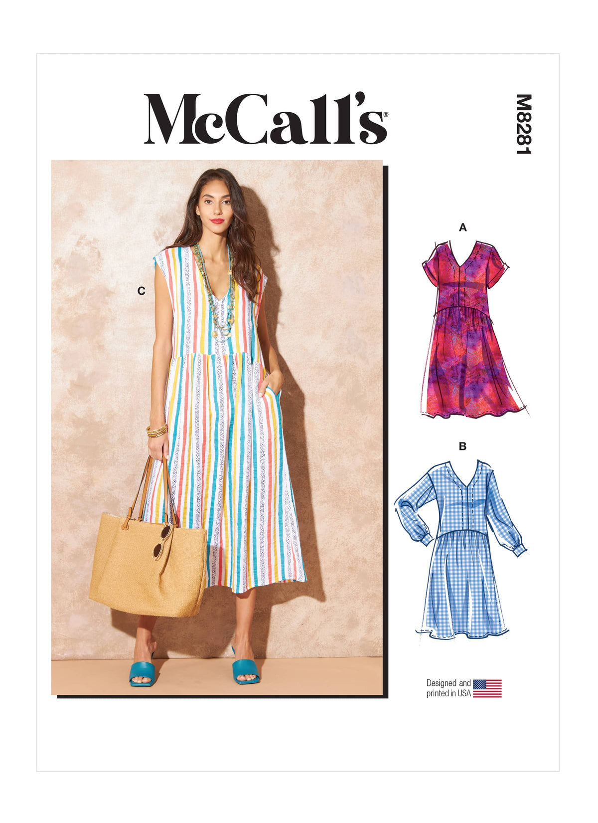 McCall’s Misses Dresses Sewing Pattern M8281