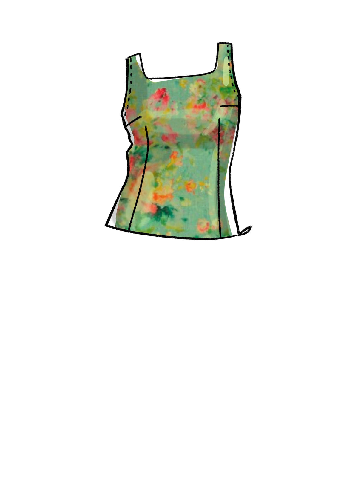McCall’s Misses Tops Sewing Pattern M8287