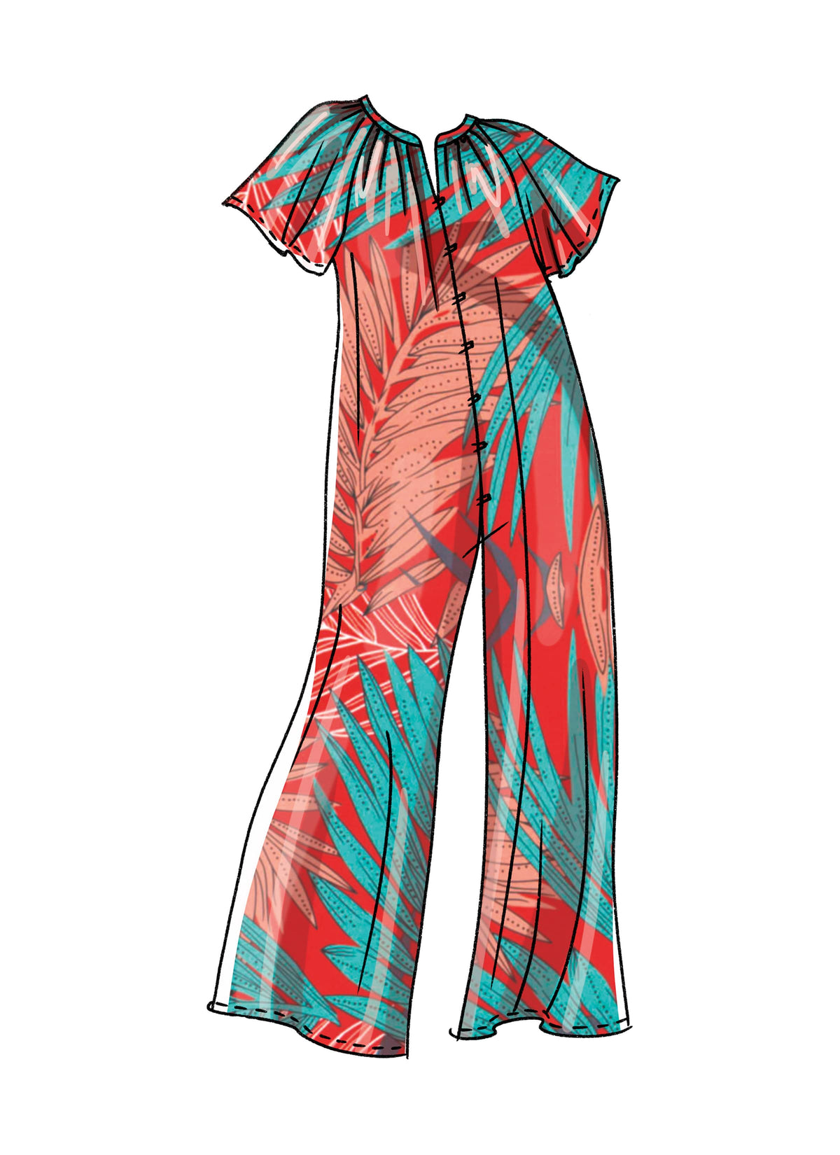 McCall’s Misses And Women's Romper, Jumpsuits And Sash Sewing Pattern M8288