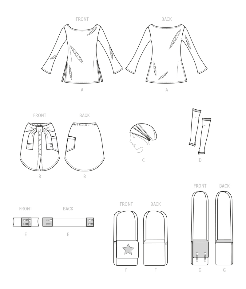 McCall’s Misses Accessories Sewing Pattern M8298