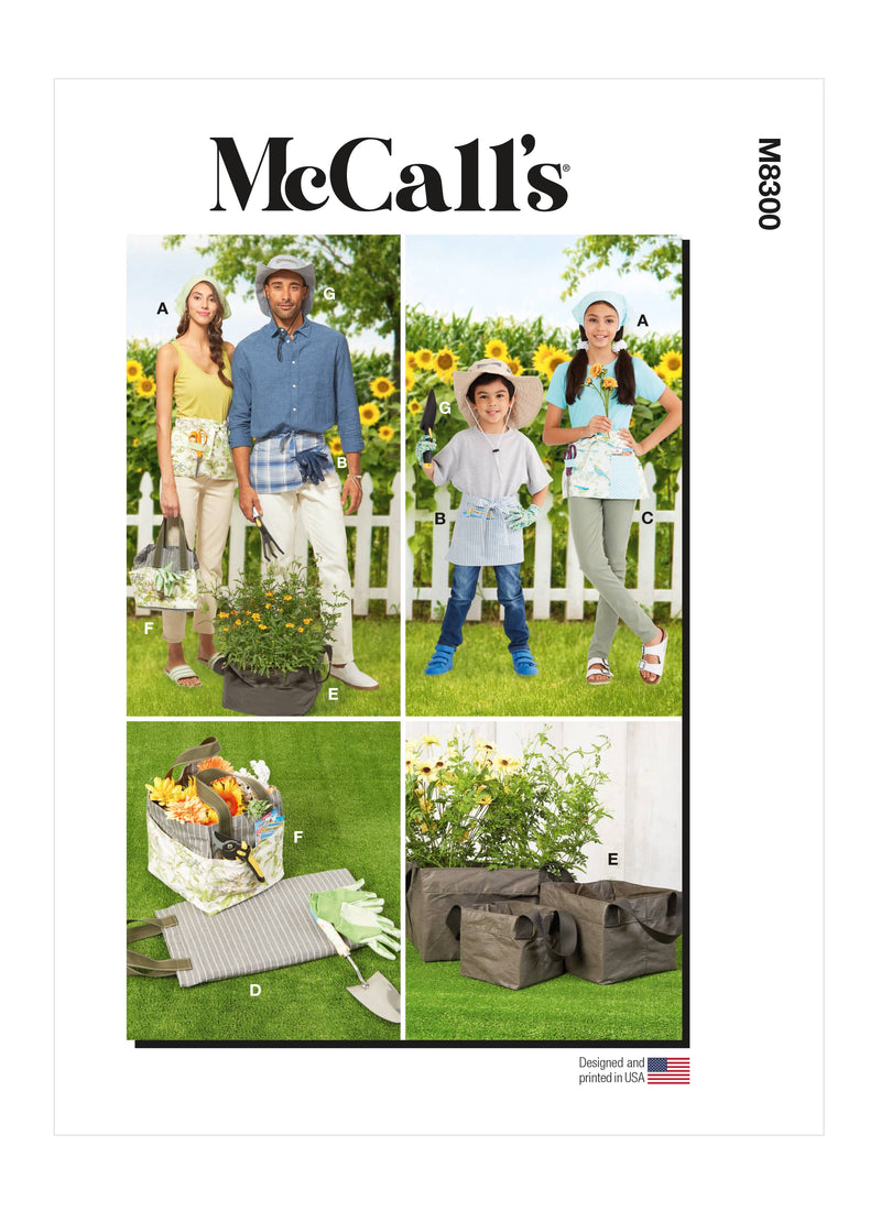 McCall’s Garden Items Sewing Pattern M8300