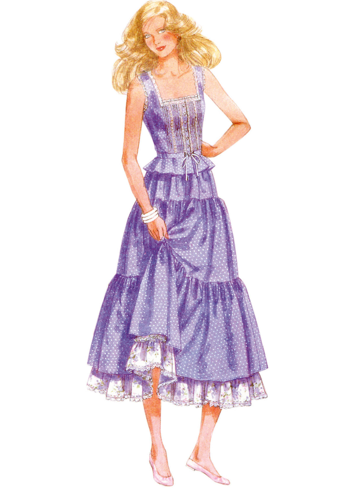 McCall’s Misses Top And Skirts By Laura Ashley Sewing Pattern M8306