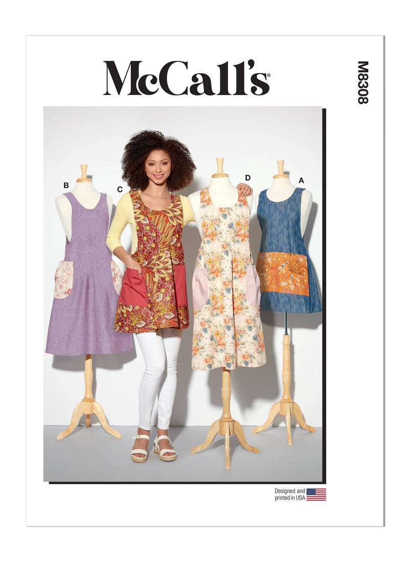 McCall’s Misses Aprons Sewing Pattern M8308