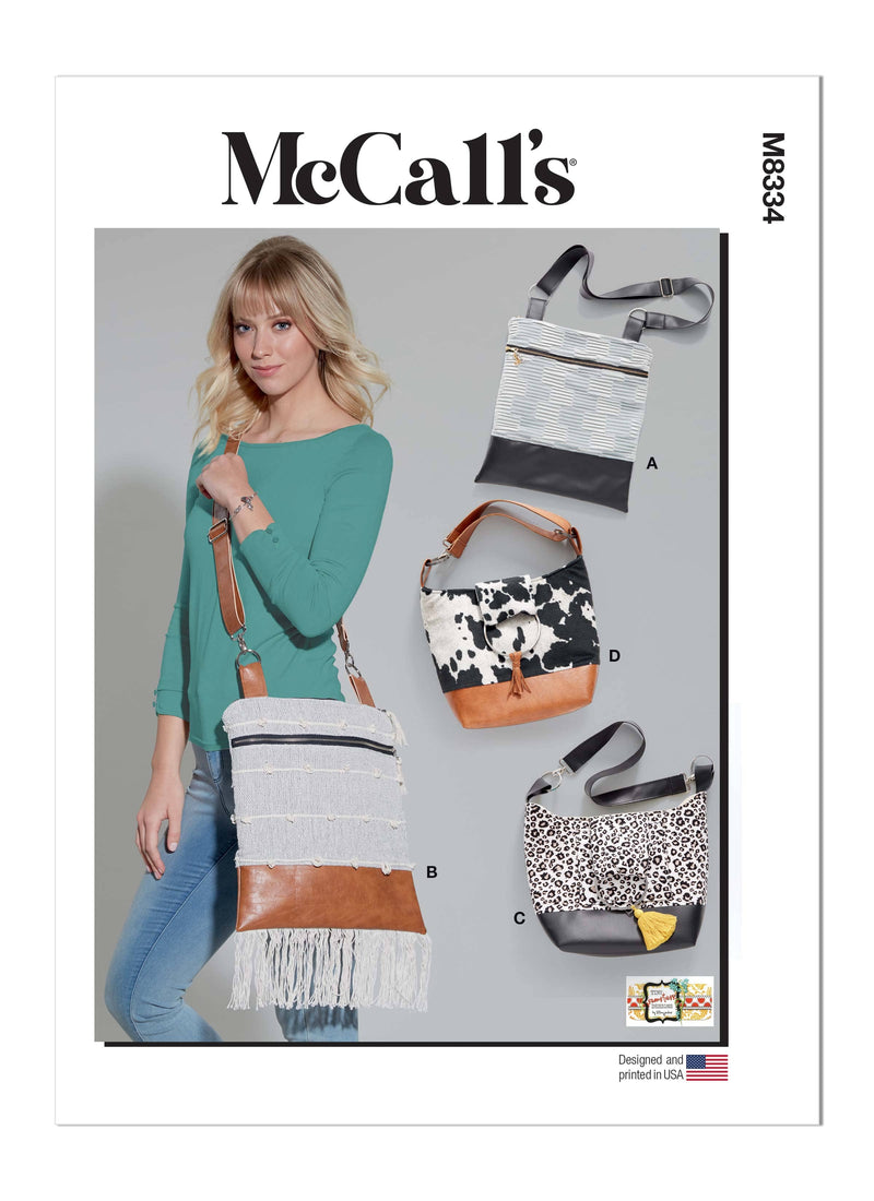 McCall’s Bags By Tiny Seamstress Designs Sewing Pattern M8334