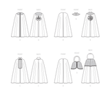 McCall’s Men's And Misses Costume Capes Sewing Pattern M8335