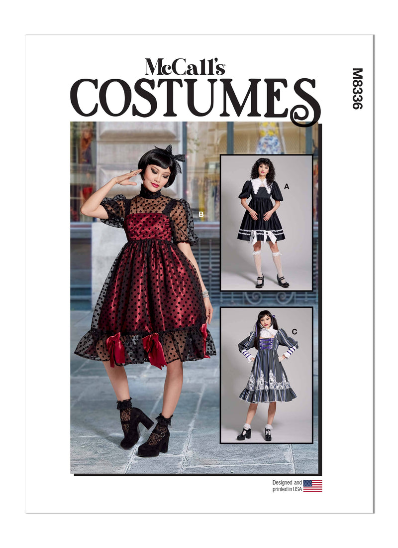 McCall’s Misses Costumes Sewing Pattern M8336