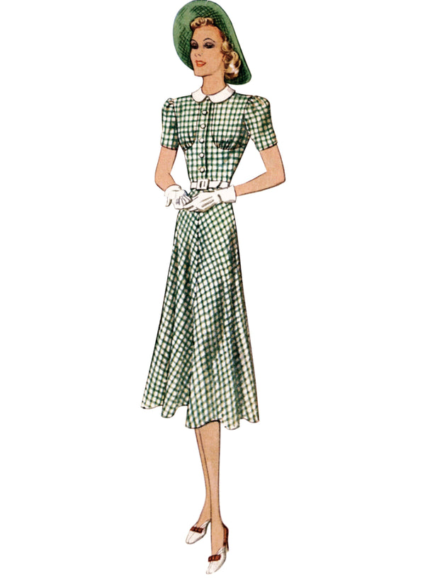 McCall’s Misses Vintage Dresses And Belt Sewing Pattern M8338