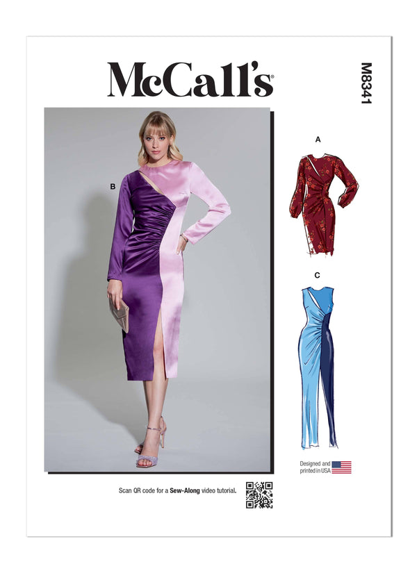 McCall’s Misses Dress Sewing Pattern M8341