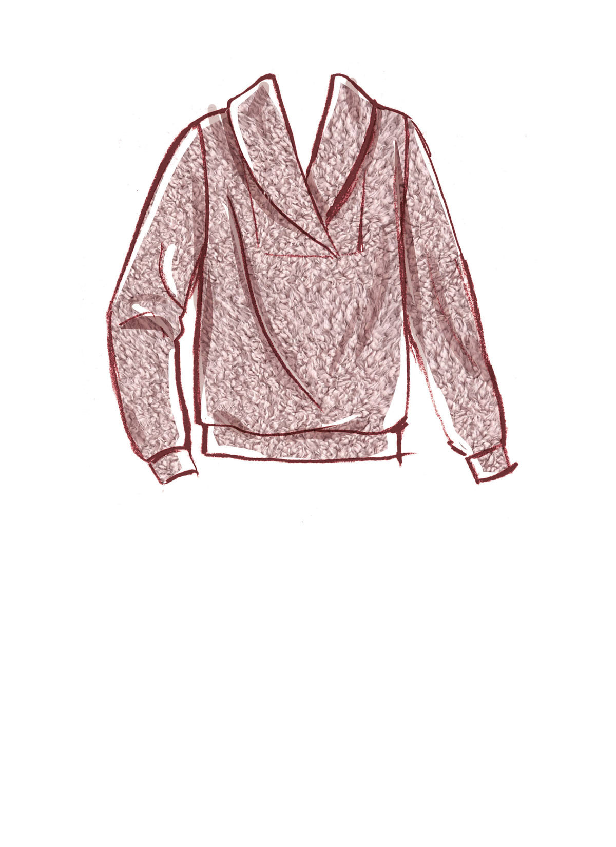 McCall’s Misses Pull-Over Top Sewing Pattern M8343