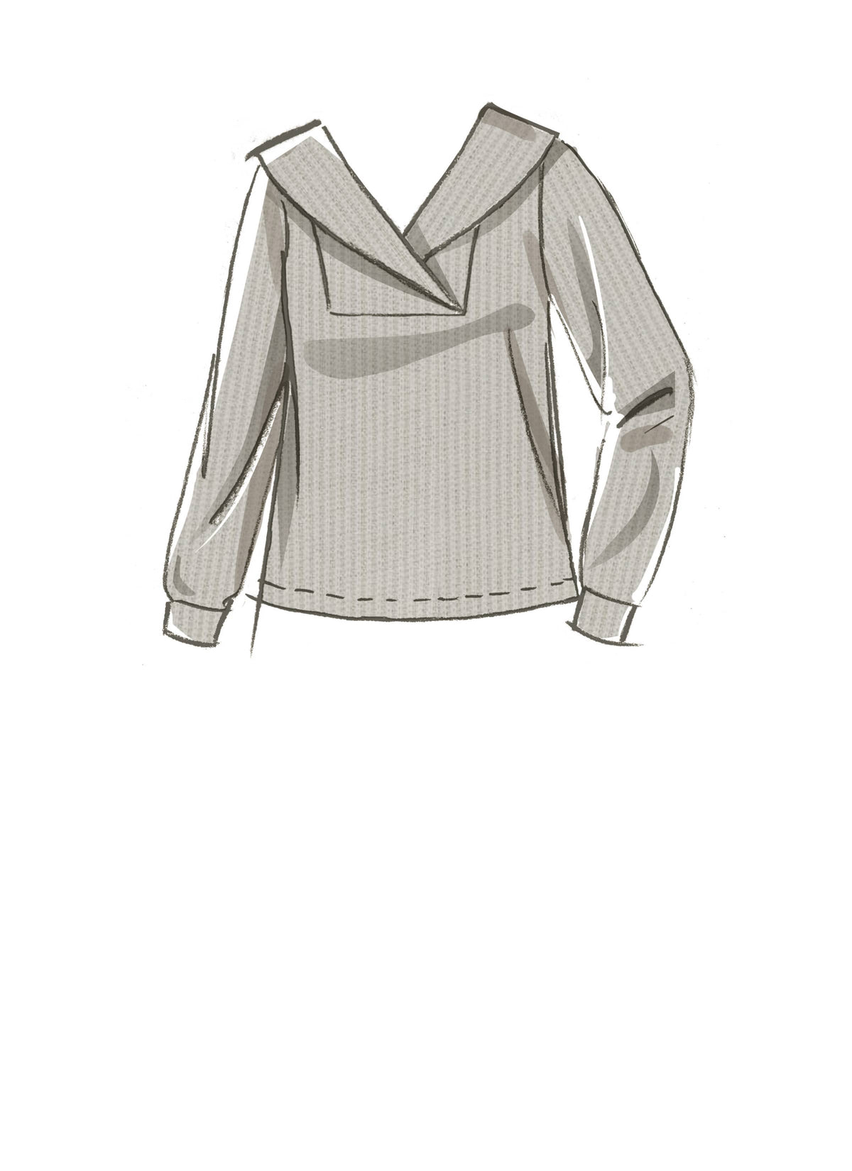 McCall’s Misses Pull-Over Top Sewing Pattern M8343