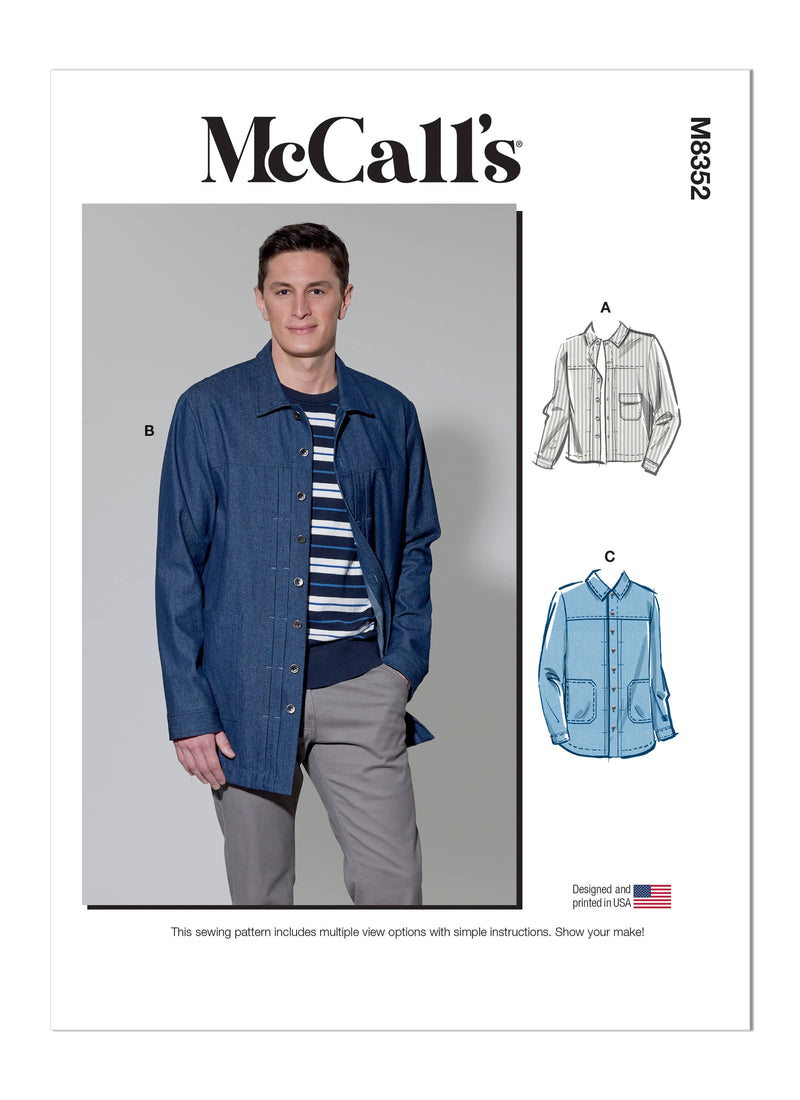 McCall’s Men's Jacket Sewing Pattern M8352