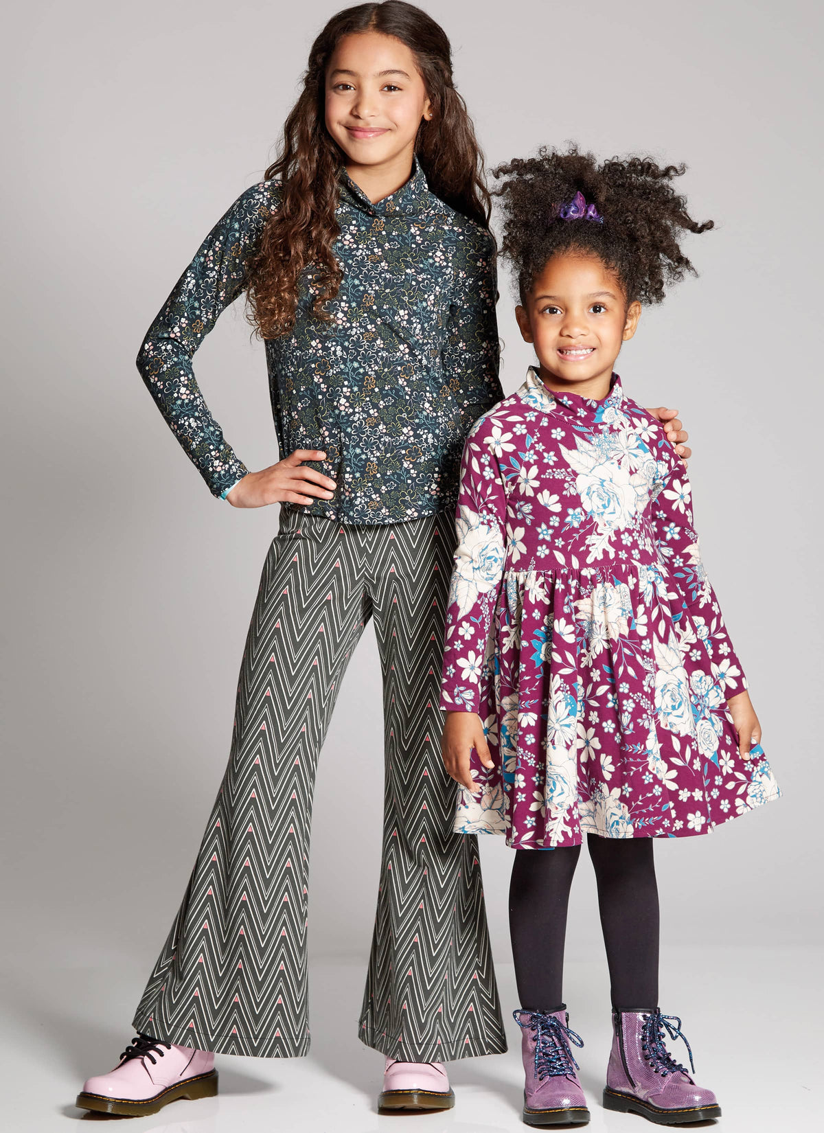 McCall’s Children's And Girls Knit Top, Dresses And Pants Sewing Pattern M8353