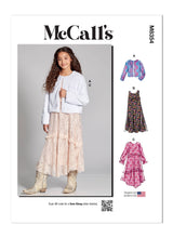 McCall’s Girls Dress, Slip Dress And Jacket Sewing Pattern M8354