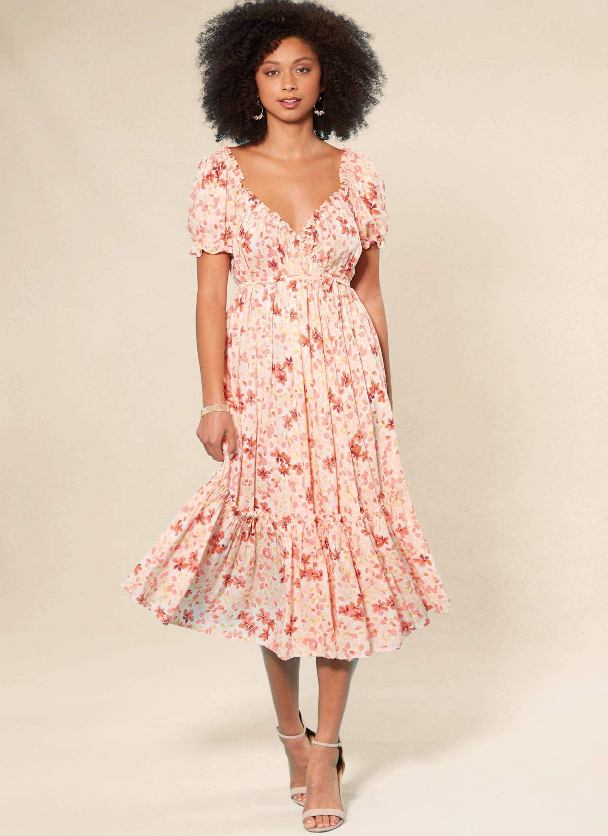 McCall’s Misses Vintage Wrap Dress By Laura Ashley Sewing Pattern M8358