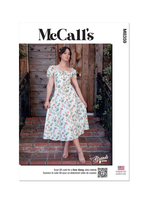 McCall’s Misses Top And Dress By Brandi Joan Sewing Pattern M8359