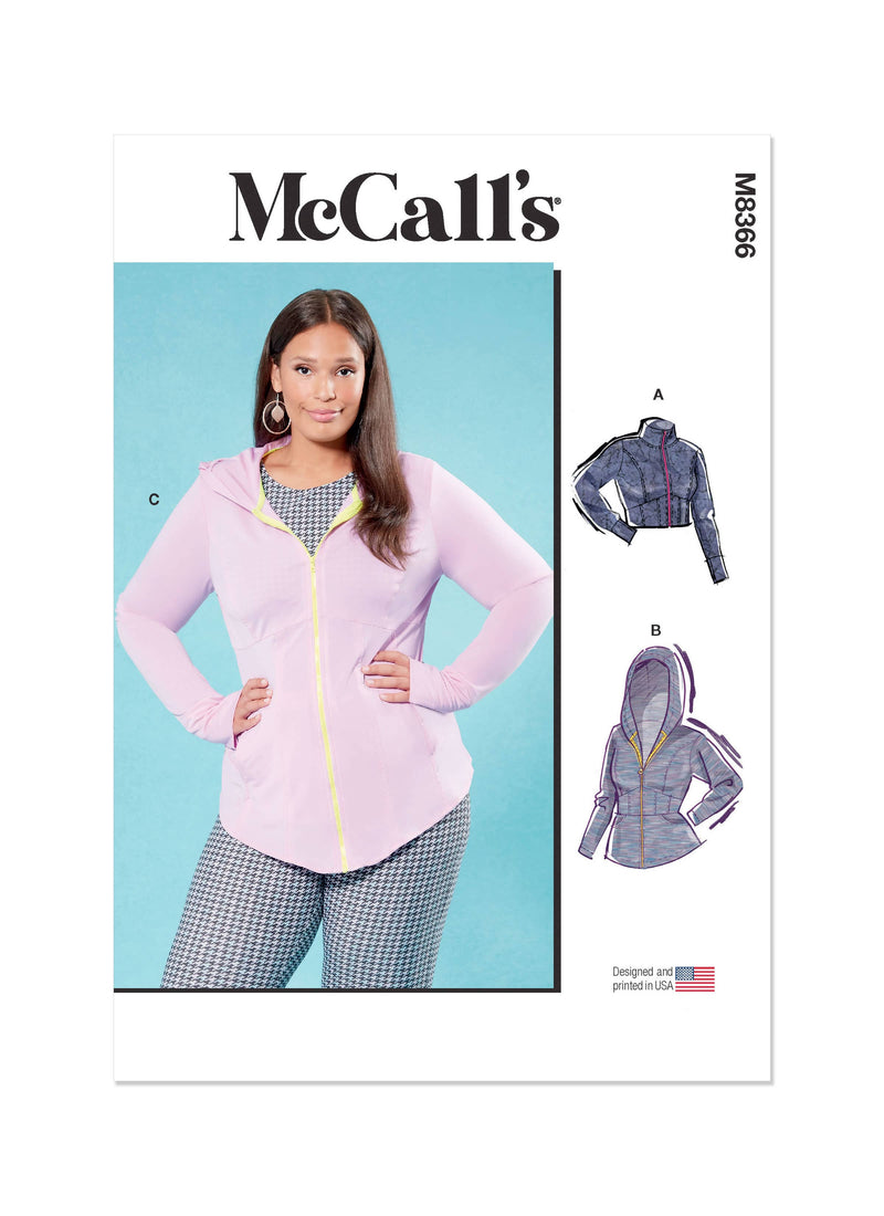 McCall’s Women's Knit Corset Style Jacket Sewing Pattern M8366