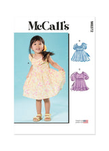 McCall’s Toddlers Dresses Sewing Pattern M8372