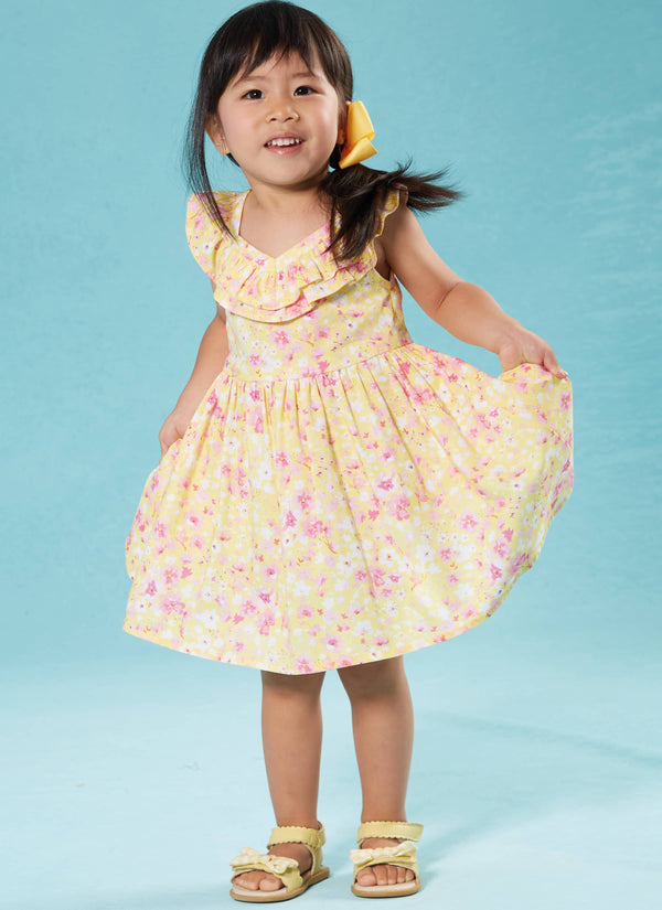 McCall’s Toddlers Dresses Sewing Pattern M8372