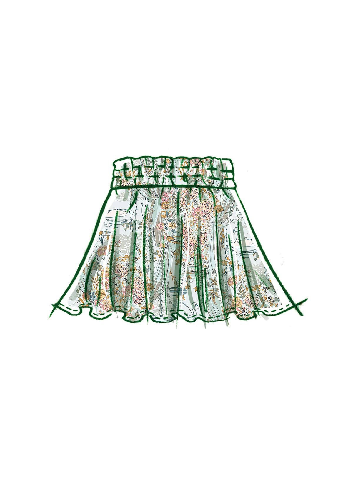 McCall’s Children's And Girls Top And Skirt Sewing Pattern M8373