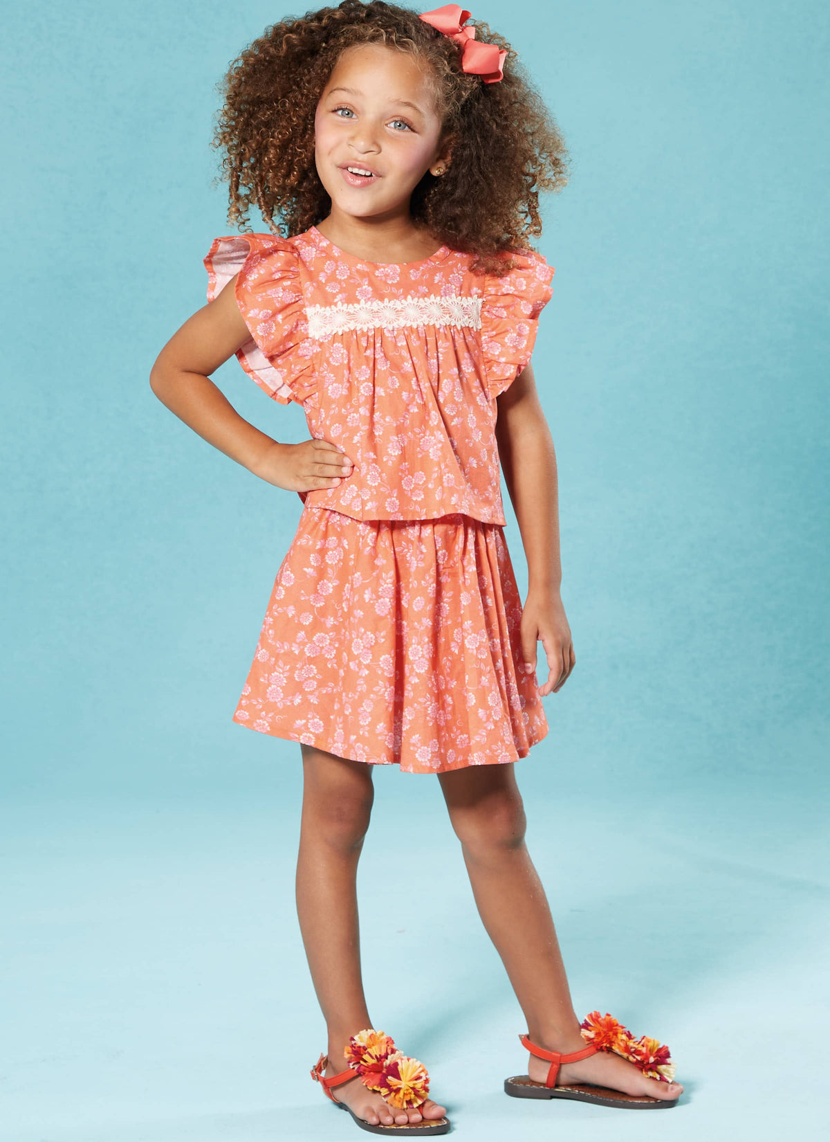 McCall’s Children's And Girls Top And Skirt Sewing Pattern M8373