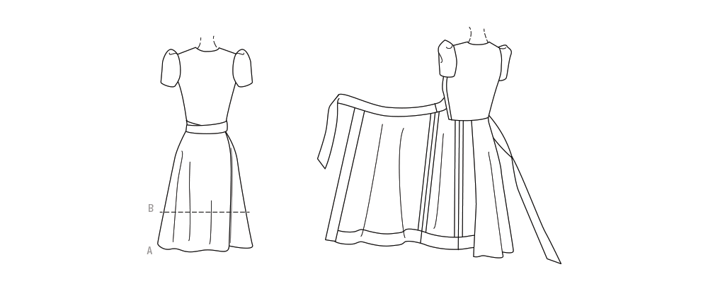McCall’s Misses Knit Dress Sewing Pattern M8379
