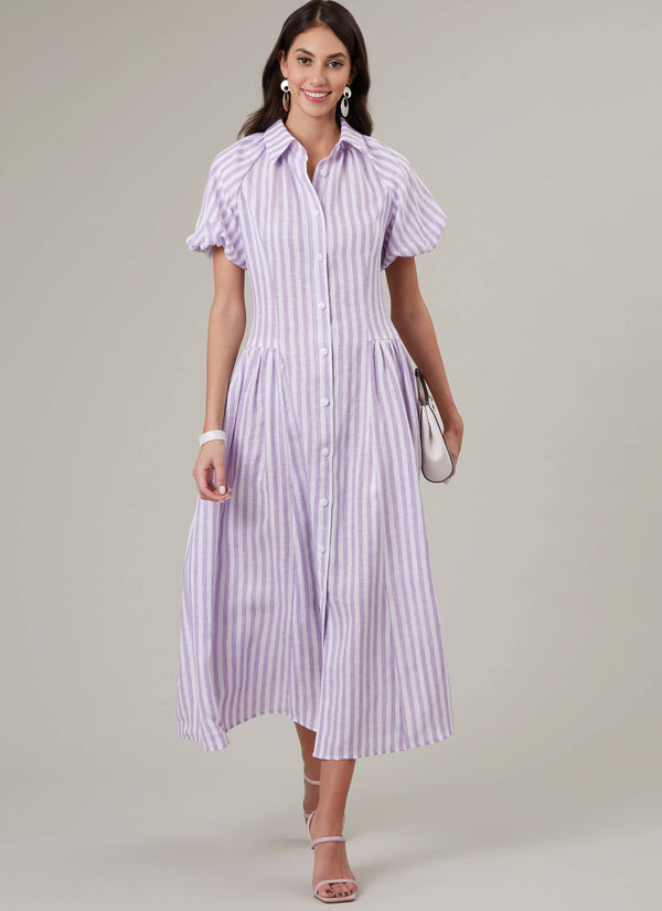 McCall’s Misses Shirtdress Sewing Pattern M8384